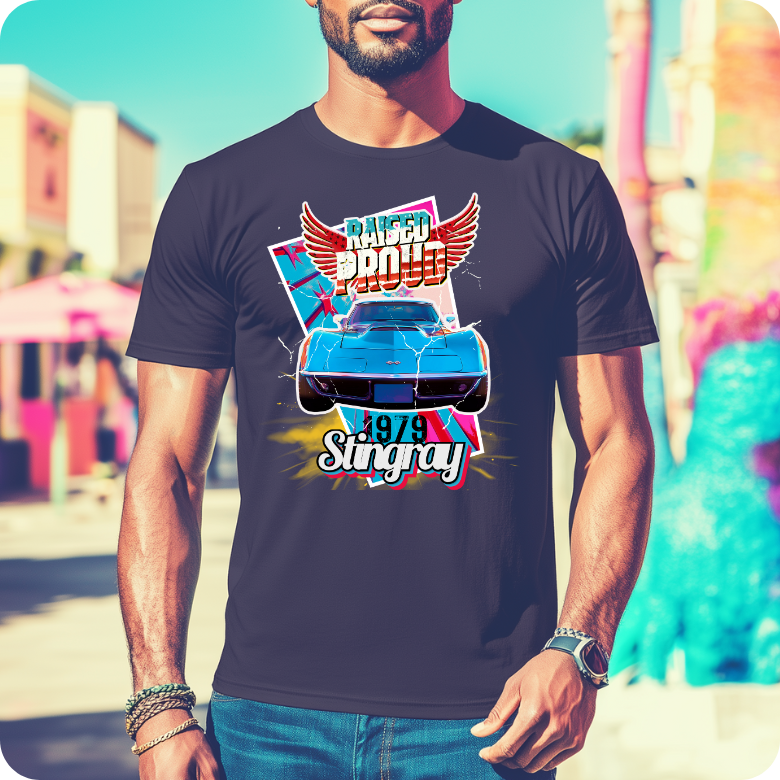 Raised Proud 1979 Stingray T-Shirt - Muscle Collection