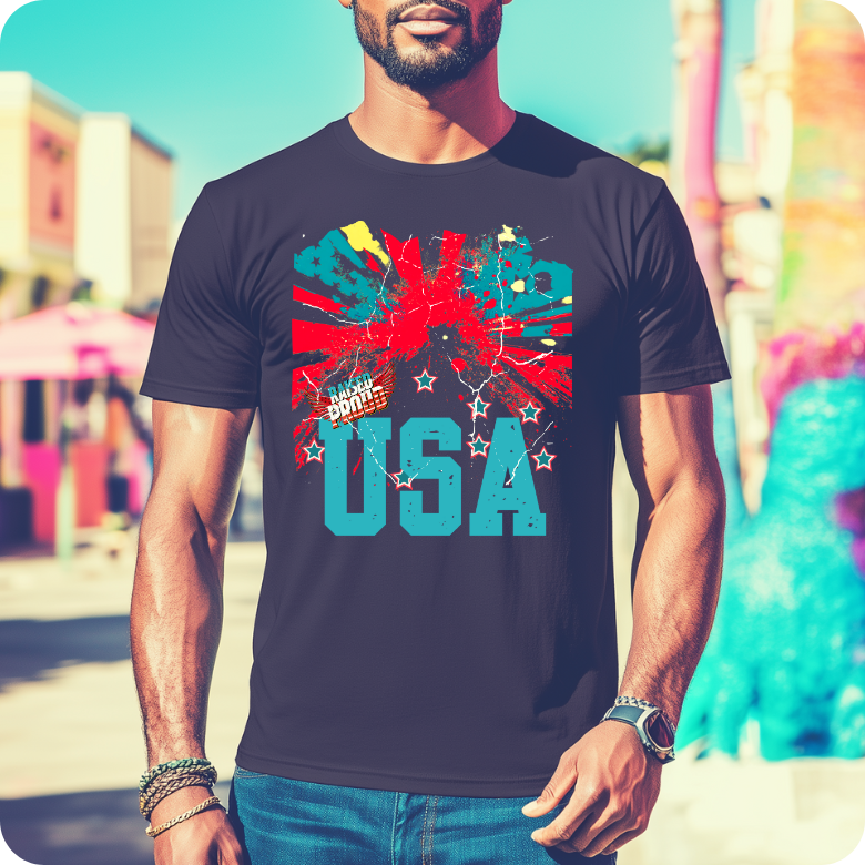Raised Proud USA T-Shirt - Classic Collection