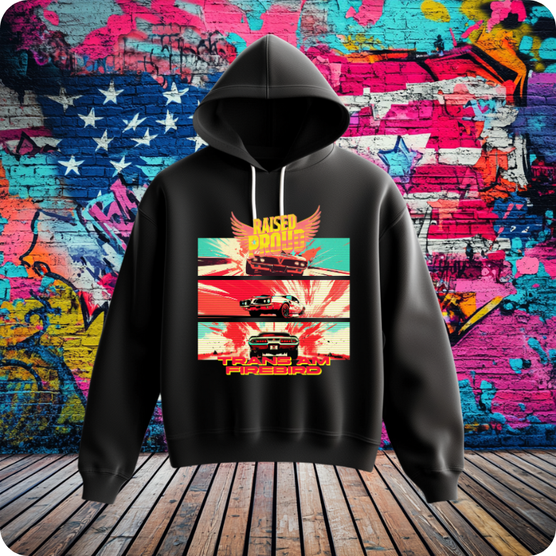 Street Burner '77 — American Muscle Hooded Sweatshirt