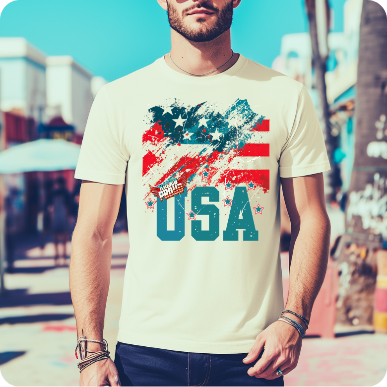 Raised Proud USA T-Shirt - Classic Collection