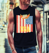 Raised Proud USA Flag Tank -  Classic Collection