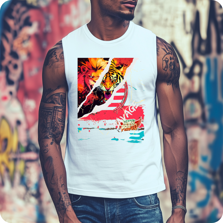 Raised Proud Lion/Tiger Tank - Savage Collection