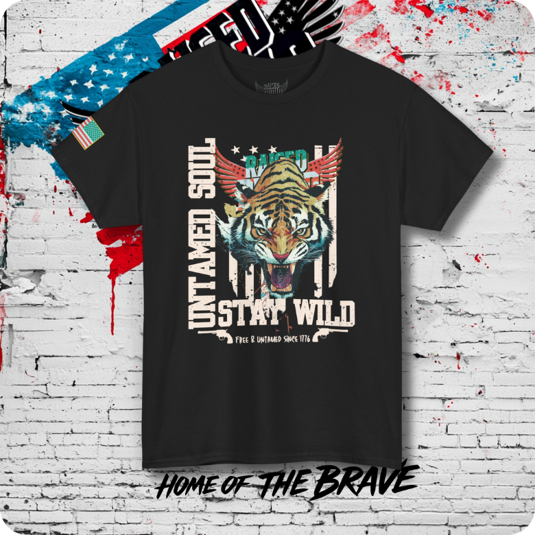 Untamed soul tiger | Heavy Cotton T-Shirt