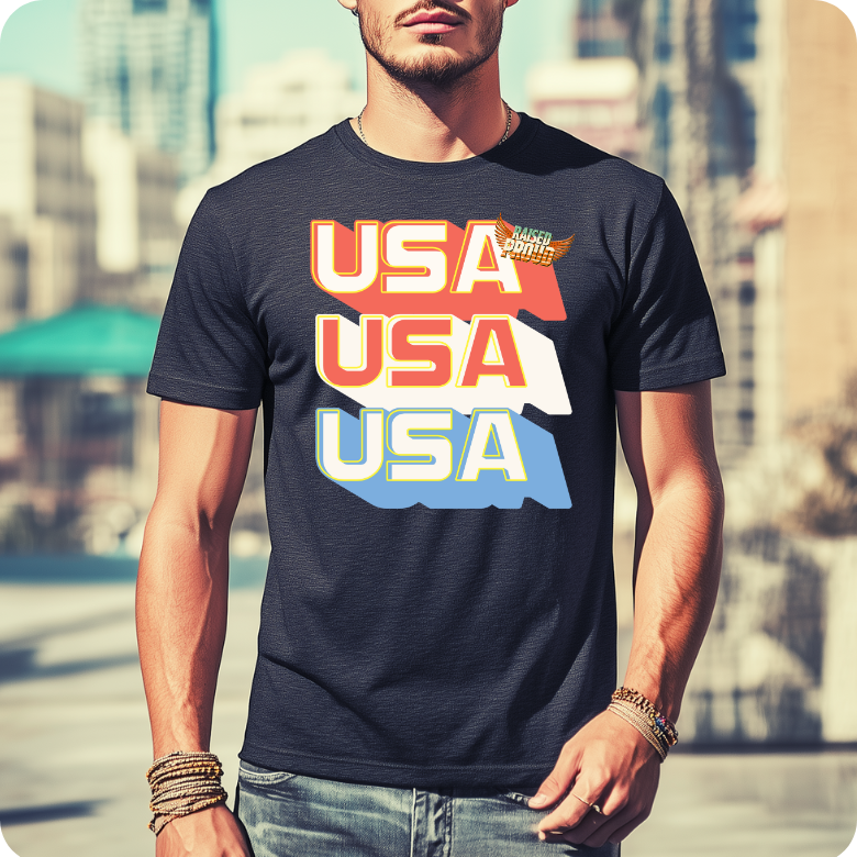 USA Chant #1 Heavy Cotton T-Shirt