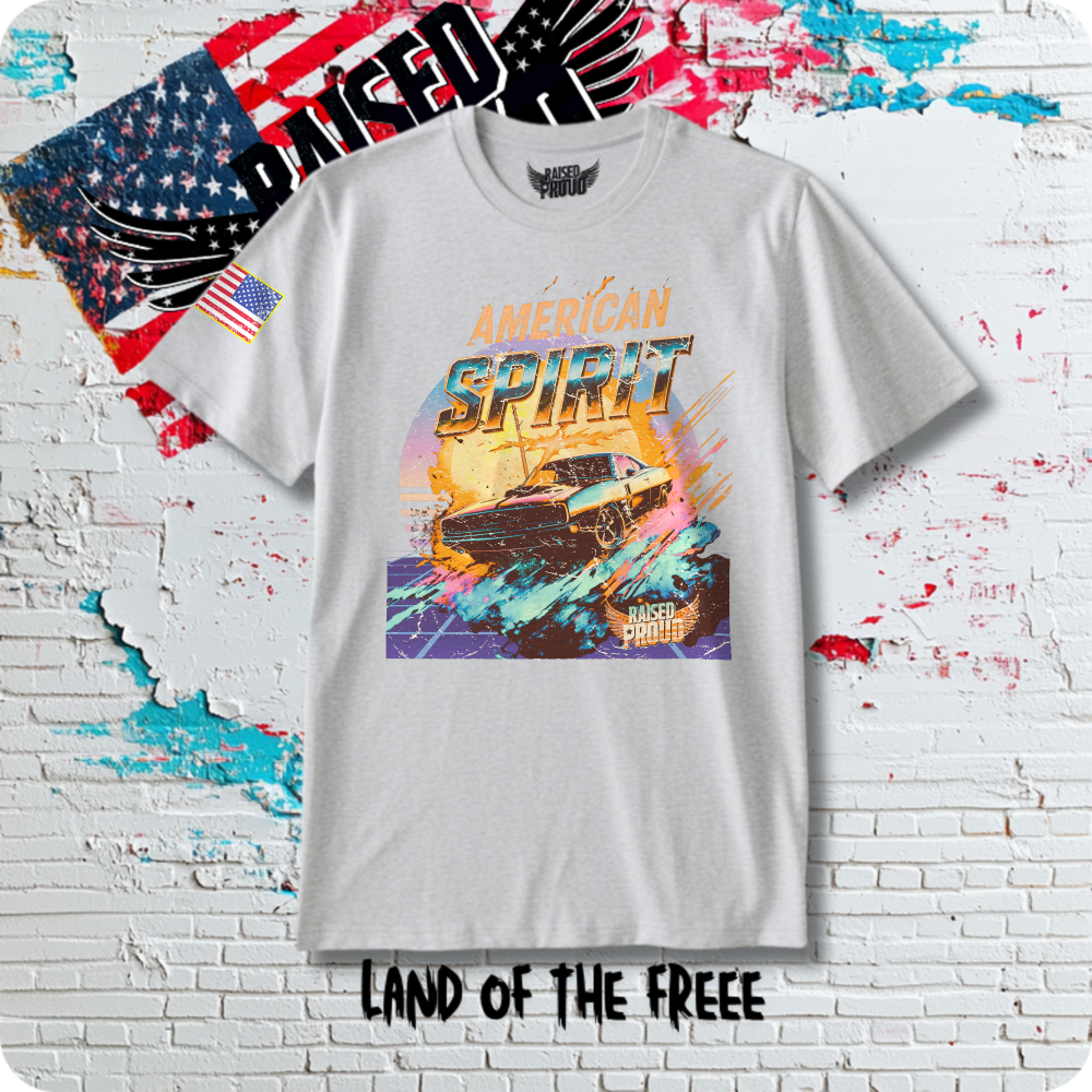 American Spirit Retro Muscle Heavy Cotton Tee