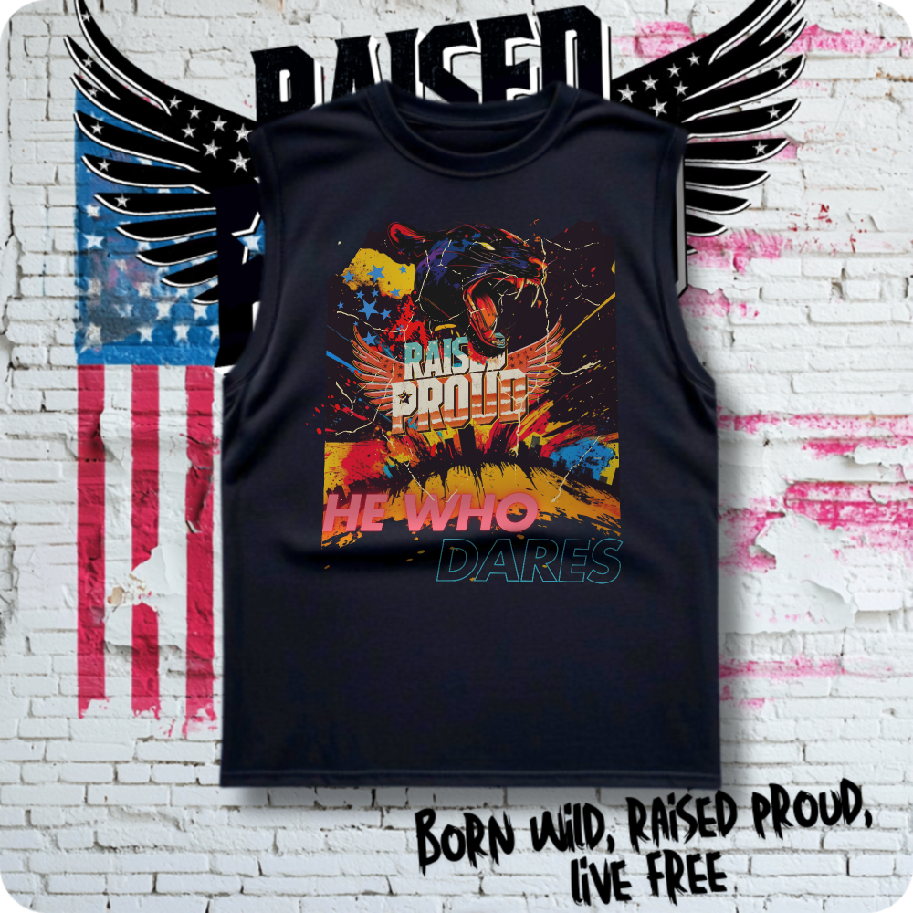 "He Who Dares" Panther Tank Top