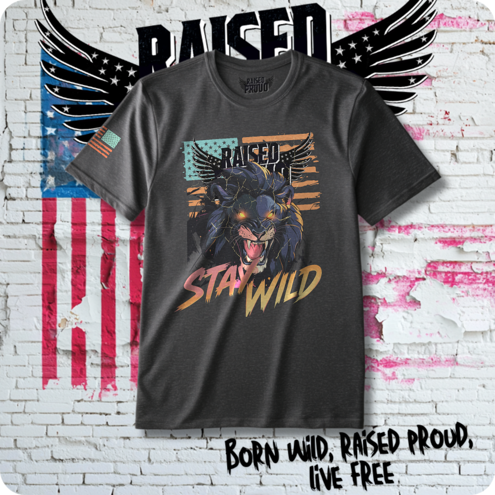 Lion "Stay Wild" | Heavy Cotton T-Shirt
