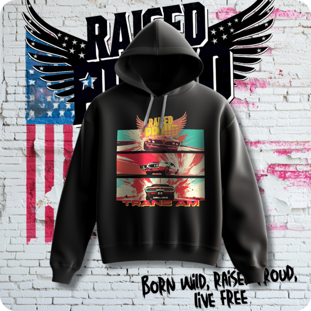 Street Burner '77 — American Muscle Hooded Sweatshirt
