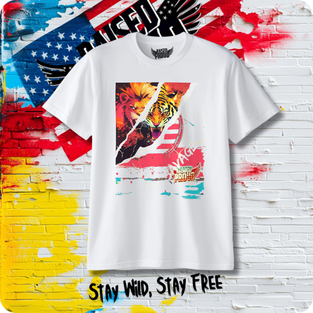 "Savage" Lion/Tiger Heavy Cotton T-Shirt