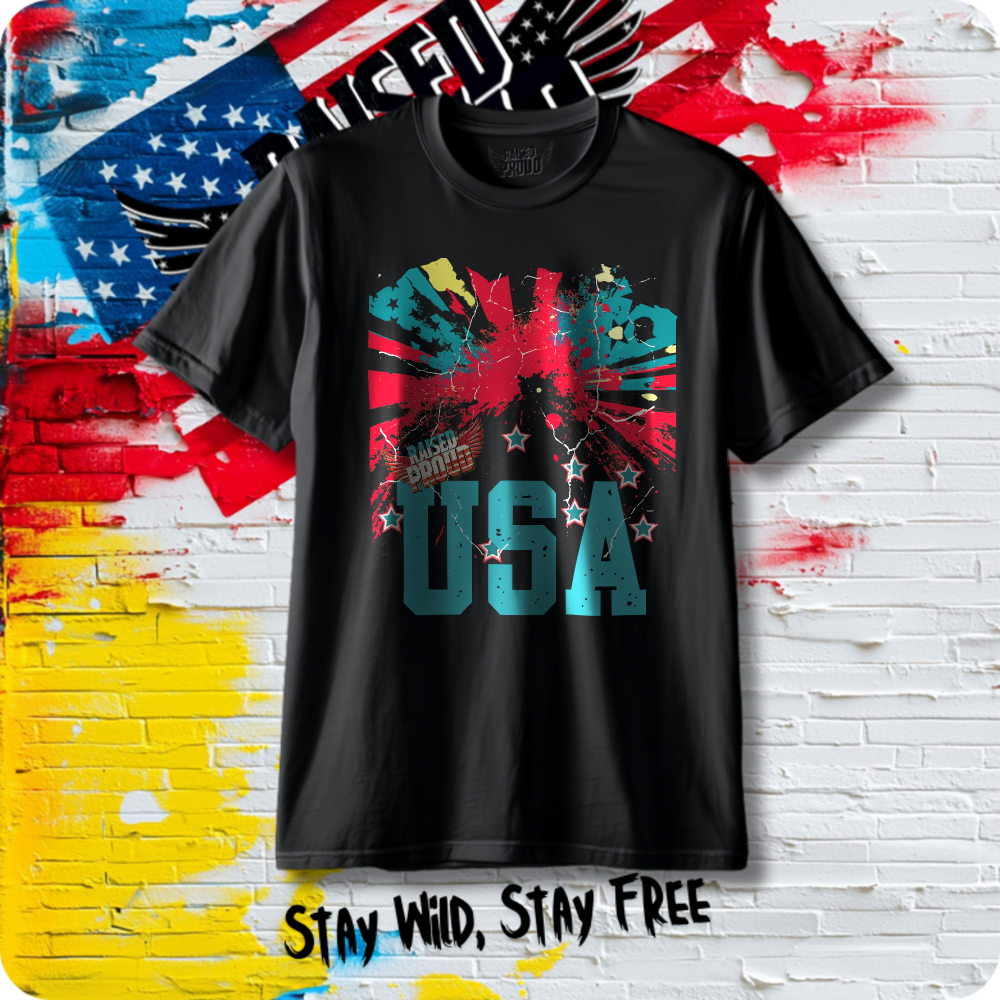 USA #1 Heavy Cotton T-Shirt